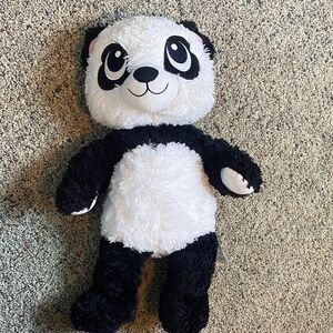 2012 Build A Bear Adorable Black and White Panda Bear Plush Stuffed Toy